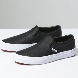 Black Slip On Vans
